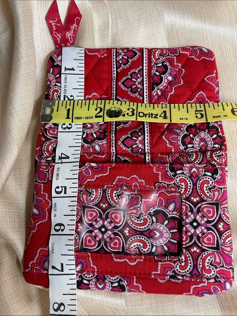 Vera Bradley Two-Piece Paisley Wallet Set - Red & Teal